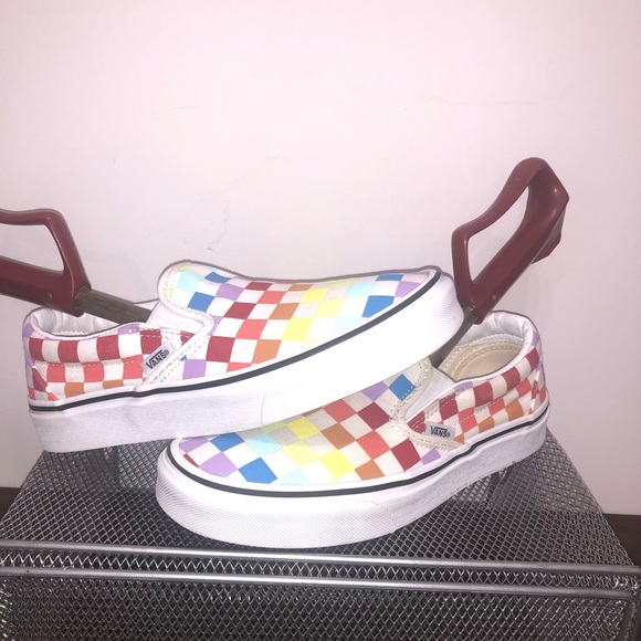 womens rainbow vans